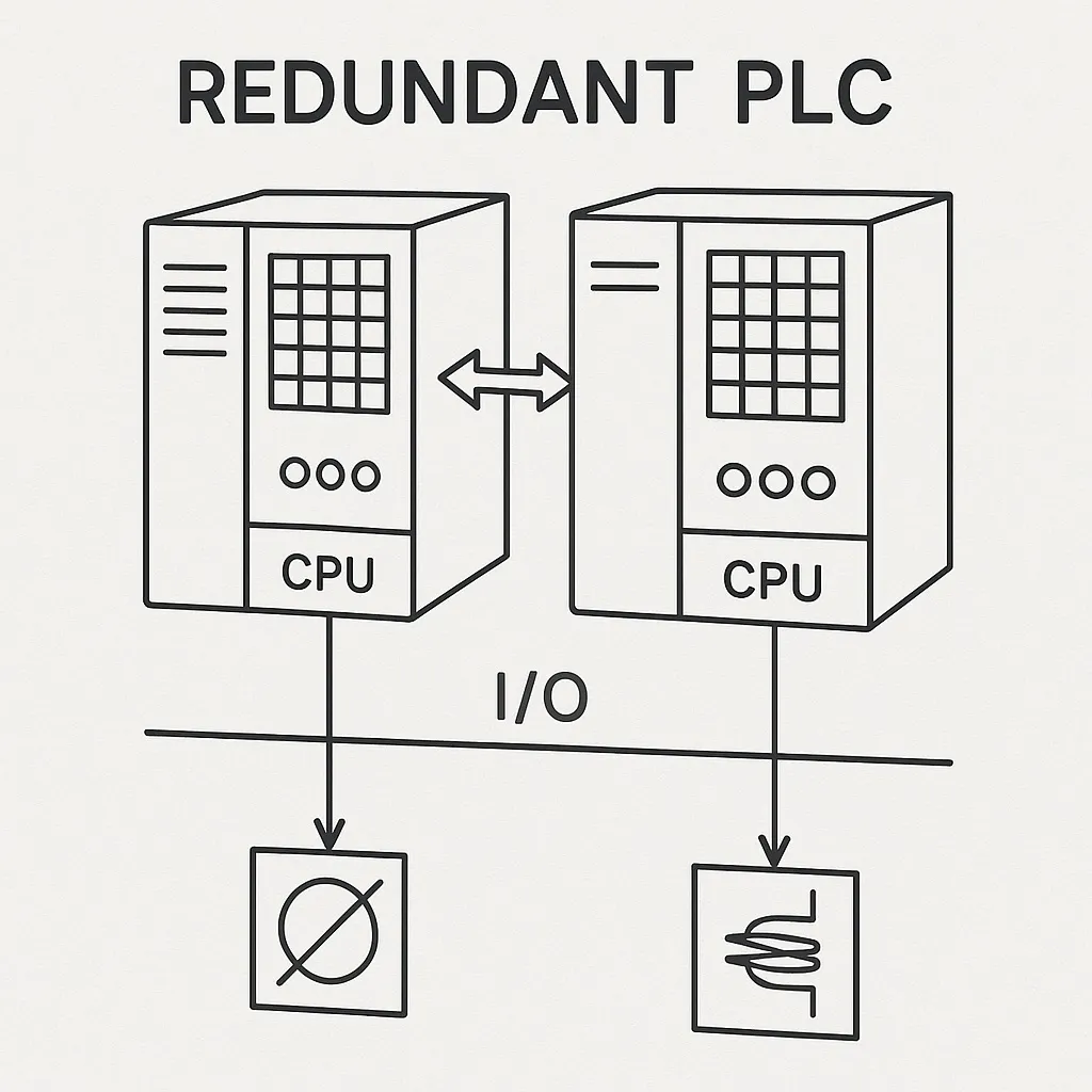 افزونگی یا redundancy در PLC