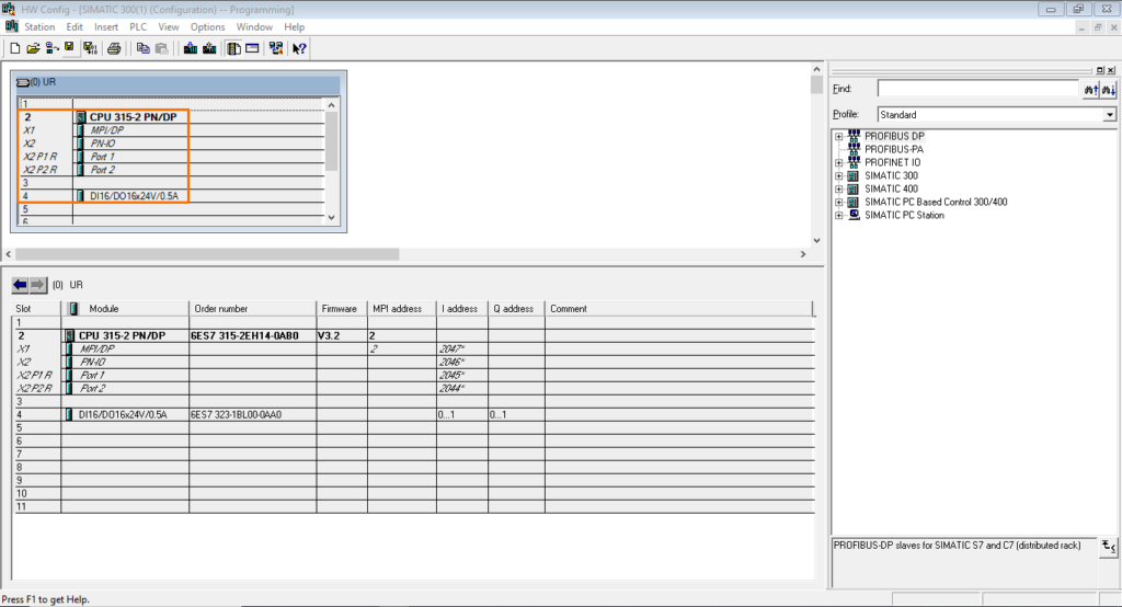 برنامه نویسی PLC زیمنس SIMATIC Manager STEP7 پیکربندی سخت افزار