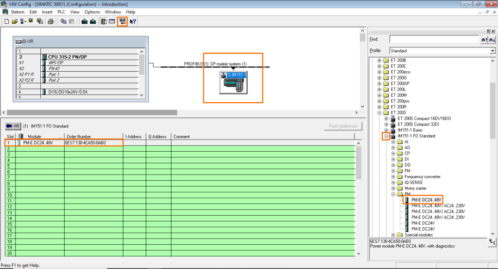 برنامه‌نویسی PLC زیمنس SIMATIC Manager STEP7 - افزودن یک DP slave