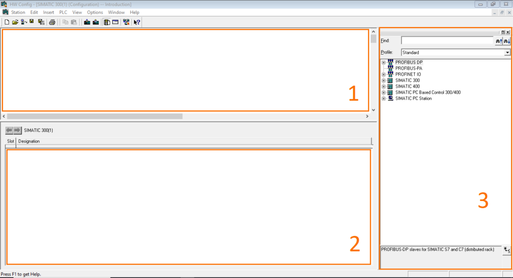 برنامه‌نویسی PLC زیمنس SIMATIC Manager STEP7 - رابط پیکربندی سخت‌افزار