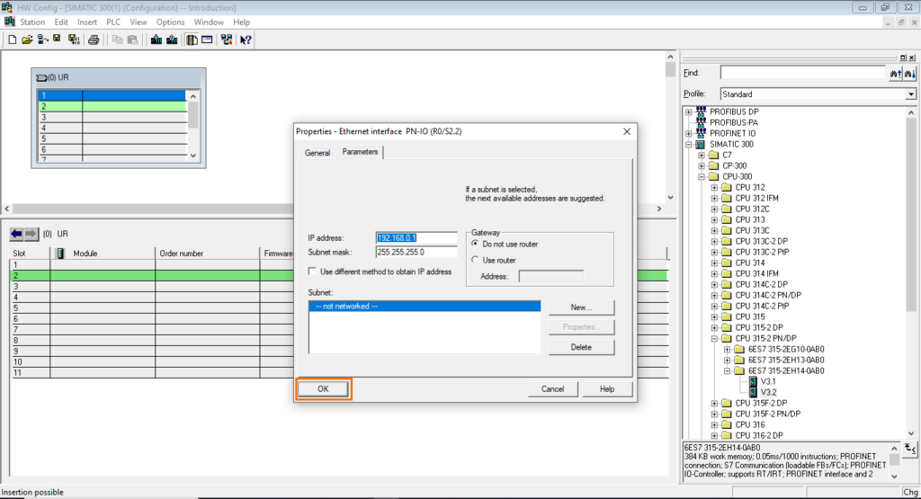 برنامه‌نویسی PLC زیمنس SIMATIC Manager STEP7 - مشخصات CPU