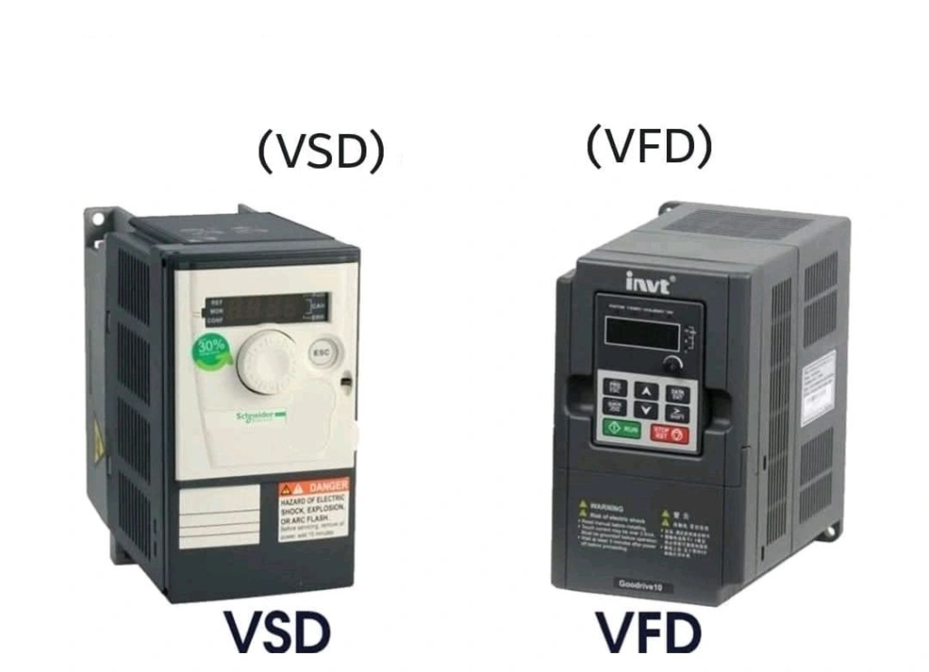 تفاوت VFD و VSD برای کنترل موتور