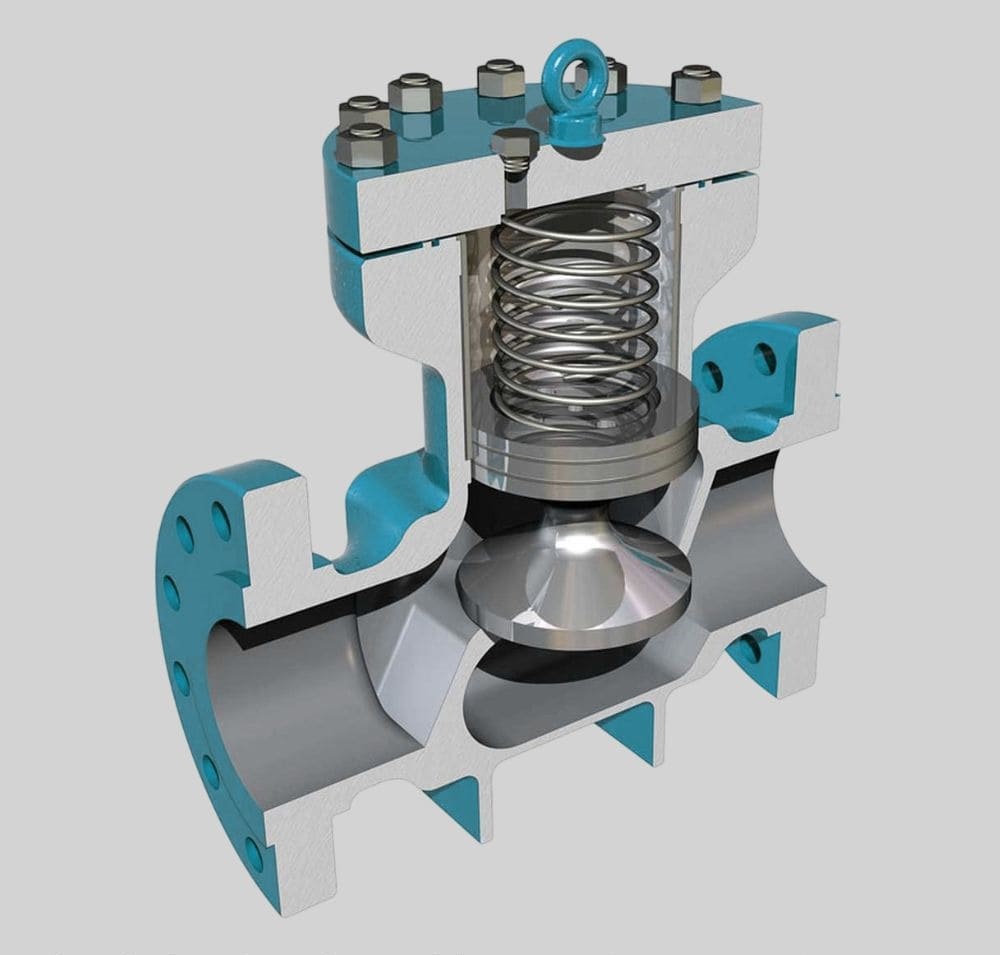 شیر یکطرفه پیستونی(Piston check valve)