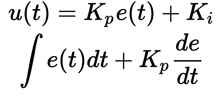 فرمول کنترلر PID