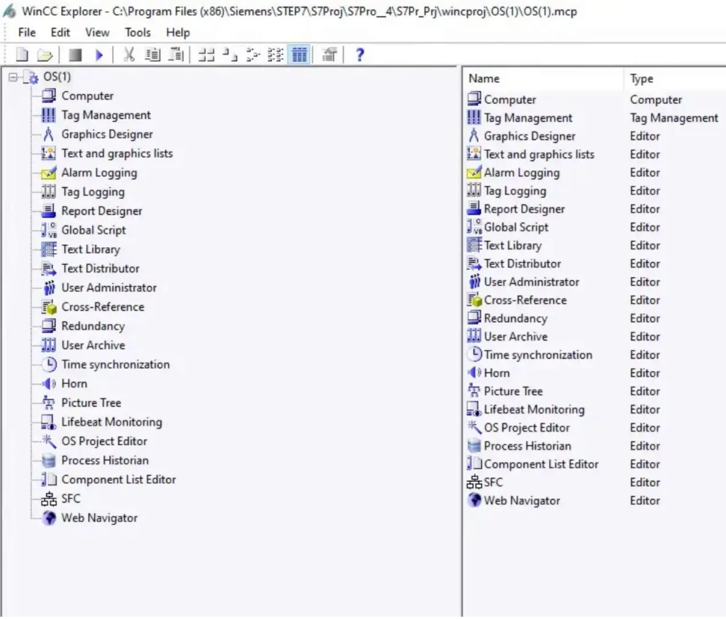 نرم افزار WinCC Explorer چیست؟